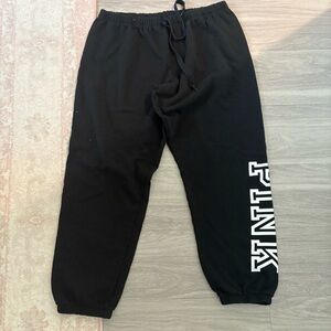 PINK Victoria's Secret Black Sweatpants